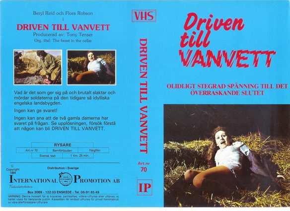 70 Driven Till Vanvett (vhs)